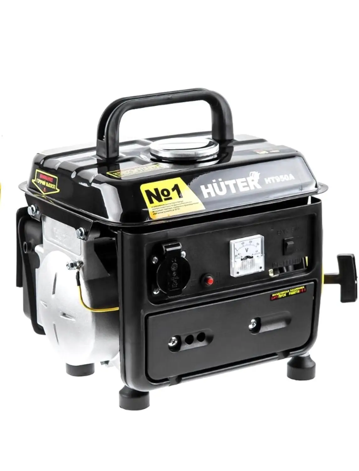 Electric generator HUTER HT950A  Power home appliances Backup source during power outages Benzine power stations ► Photo 2/6