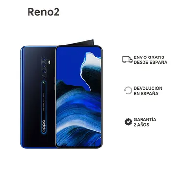 

OPPO Reno 2 8GB/256GB, Smartphone, 6,5 "FHD +, Dual SIM, SDM730G CPU, VOOC 3.0, ColorOS 6.1 + Android 9, NFC, 2 years warranty