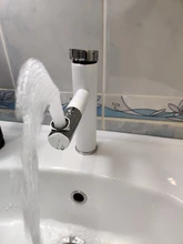 Faucet Bathroom Tap-Crane Aerator Bath-Sink Frap White Cold And Painting Spray with F1052-14/15