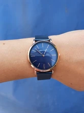 Japón Movimiento de Cuarzo de Alta Calidad 36mm hannah Martin Mujeres de Malla de Acero Inoxidable de Oro Rosa Damas Impermeable Reloj Dropshipping