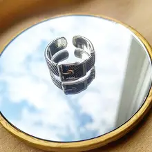 Anillos de cinturón de Plata de Ley 925 auténtica para mujer, anillos sencillos de plata sólida, joyería Vintage para fiesta 2021