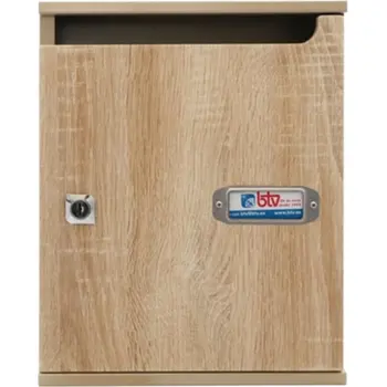 

MAILBOX EXTER. 300X240X80MM VERT BTV STEEL/MDF OAK RUST GALA