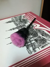 LAIKOU-cepillo de polvo para manicura rosa, brochas para colorete en polvo, Gel para uñas a la moda, accesorios de Material para uñas