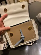 Crossbody-Bags Messenger-Bag Travel Handbag Shoulder Contrast-Color Fashion Ladies Women