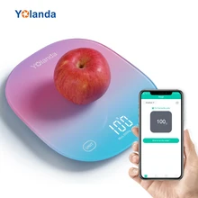 Scale Bluetooth Measuring-Tool Electronic-Scales Weighing Food-Weight-Balance Yolanda