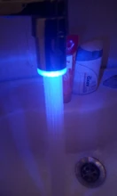 Faucet-Aerator Tap-Light Shower LED Bathroom Water-Power Kitchen 5-Choice Zhangji 1/3/7-color