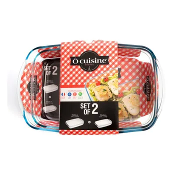 

Set of Oven Dishes Ô Cuisine Borosilicate glass (2 pcs)