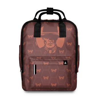 

Women's backpack 3D Westworld Man in Black