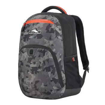 

High Sierra Riprap Original gray school backpack school and for laptop up to 15 "for child girl and adults
