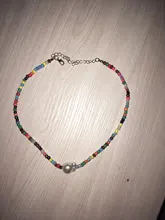 Collar de satélite multicapa con cuentas de arcoíris para mujer, joyería Bohemia hecha a mano, con personalidad