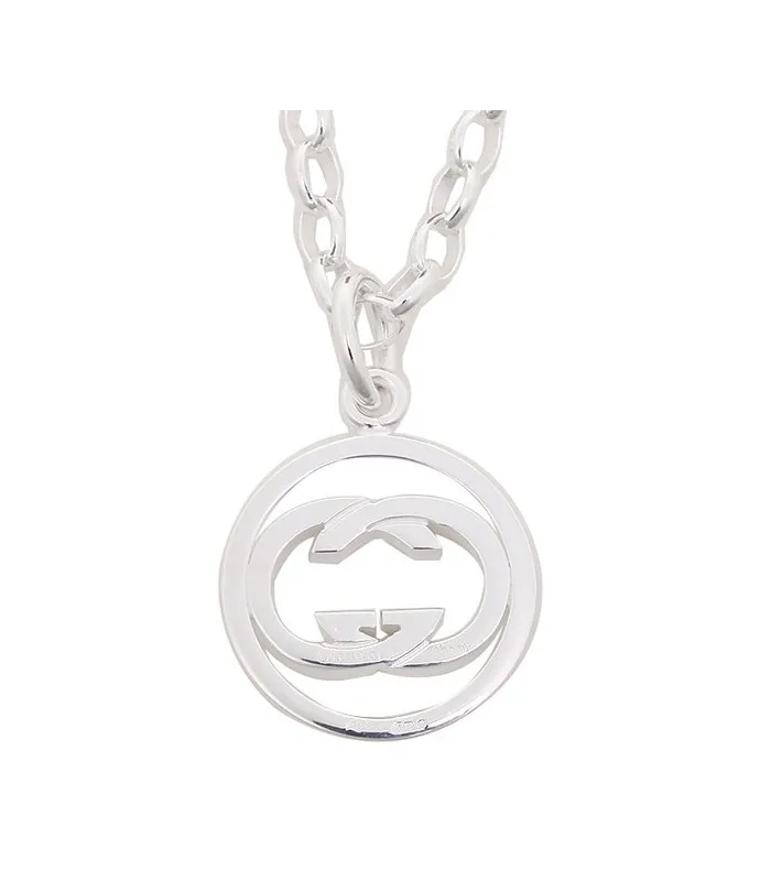 GUCCI ожерелье DOUBLE G Серебряный 147749 J8400 8106