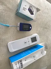 Oxímetro de pulso Digital para dedo, medidor de saturación de oxígeno en sangre, Monitor de ritmo cardíaco SPO2 PR + termómetro infrarrojo