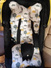 Alfombrilla para asiento de cochecito de bebé, colchón plegable de invierno cálido, protección de algodón para carrito de bebé, accesorios para asientos de coche