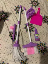 Juego de simulación de casa para niños, mini herramientas de limpieza, fregona, escoba, juego de Juguetes