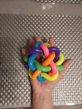 Toy Chew-Toys Pet-Ball Interactive Colorful Rainbow Teeth-Training Round Cat Rubber Dog