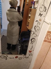 Winter Coat Parkas Long-Jacket Thin Toppies Autumn Womens Plaid Argyle Belt Double-Breasted-Belt