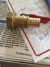 Ball-Valve Thread-Joint Fuel-Pipe Hose Barb Water-Oil 1pcbrass Female 12mm for 1/81/21/4