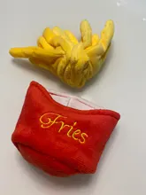 Funny Dog Toys Creative Hambuger Pet Toy Puppy Pet Play Chew Toy Dog Squeaky Toys 