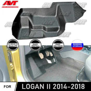 

Carpet protective cover under the pedal assembly for Renault Logan 2014-2018 car styling decoration cover interior