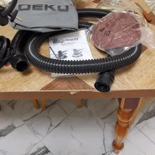 DEKO-lijadora de yeso DKWP180CD, 900W, con 6 hojas de papel de lija