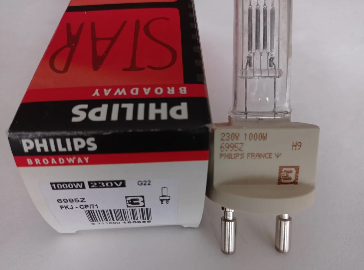 PHILIPS 6995Z 230V 1000W G22 FKJ CP/71 (CP/40) - лампа галогенная (OS 64747 GE 88538) | Лампы и освещение