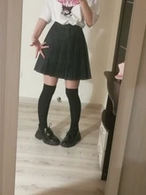 Faldas plisadas coreanas de cintura alta para mujer, minifalda Sexy gótica negra a cuadros, uniforme JK, ropa para estudiantes Y2K 90S, verano 2020