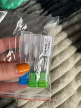 Broca de clavo de cerámica para zurdos, cortador de circonita blanca con forma de bala