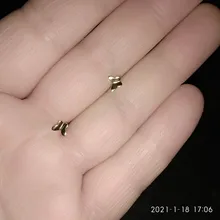 Pendientes pequeños de mariposa voladora para niña y niño, joyería de plata de ley 925, pequeños, elegantes, antialérgicos