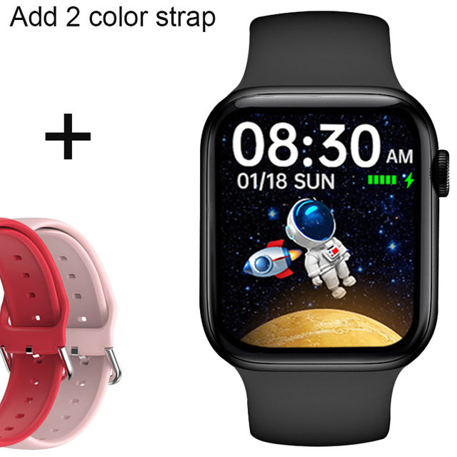 Smart Watch Men Women Smartwatch Wireless Charging Dial Calls DIY Face Heart Rate Body Temperature Monitor Fitness Bracelet