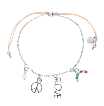 

Silver Bracelet with cubic zirconia sunlight sample 925