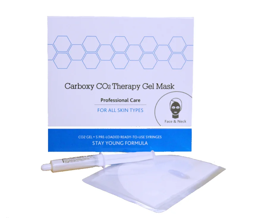 Non-invasive carboxy mask for face and neck rejuvenation CO2 DJ therapy 5 PCs | Красота и здоровье