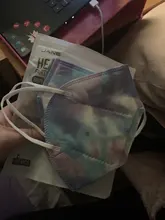 Mascarilla Facial KN95 FFP2 desechable de 5 capas, máscara personalizada de seguridad con sujeción para las orejas, protección para la boca, 25 uds.