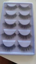 5 pares de pestañas postizas cruzadas, extensiones de pestañas falsas