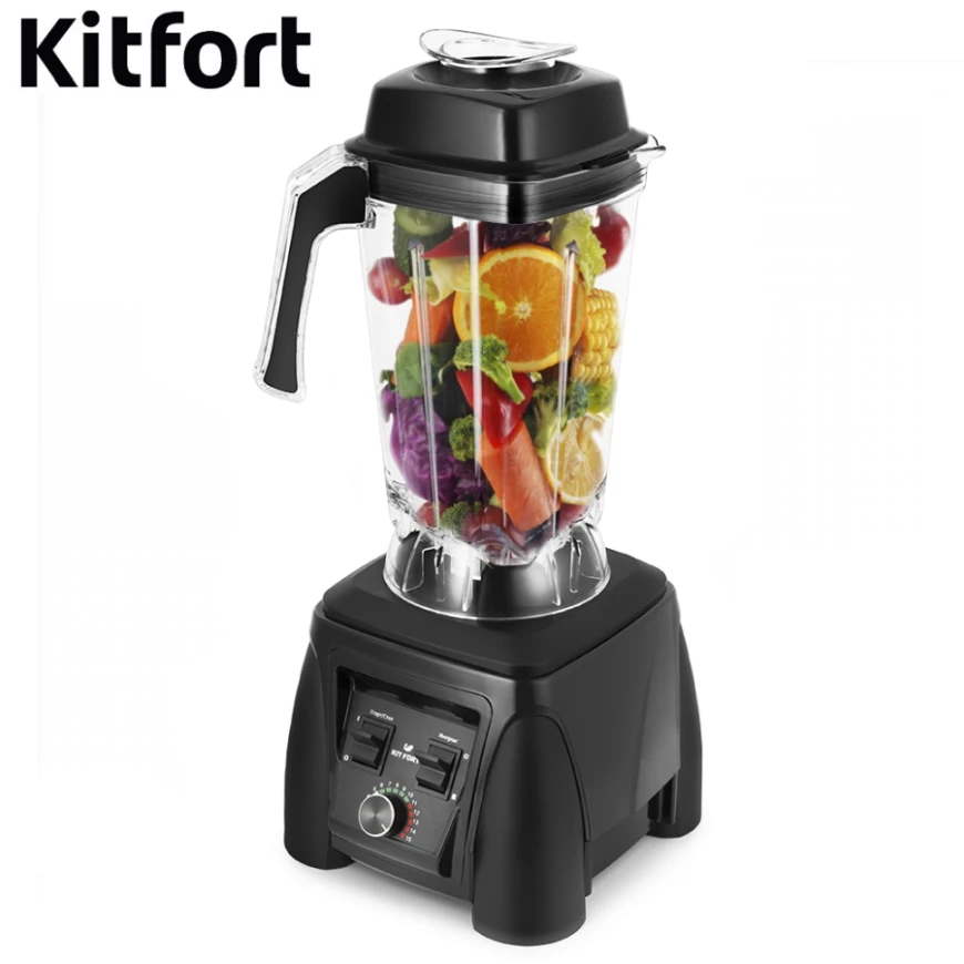 Черный Блендер Kitfort KT-1360 - Цвет: Черный