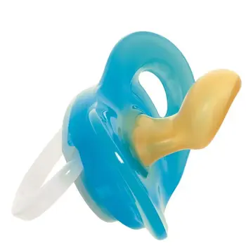 

Set of two latex pacifiers Bebe Confort series safe dummlles with ring