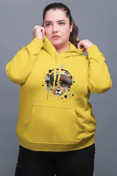 

Angemiel Wear HipHopçı Slat Yellow Women 'S Hooded Sweatshirt