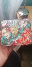Anime demonio asesino Kimetsu No Yaiba Tanjiro Kamado billetera cartera con monedero