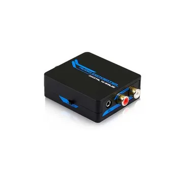 

Dcu digital converter toslink coax to analog output rca and jack 3.5mm