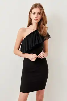 

Trendyol Tulle Collar Dress TPRSS19FZ0115