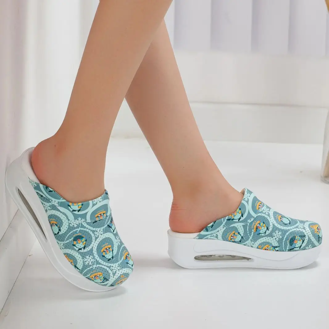 

2022 New Orthopedic Sabo Women Slippers Sandals Shoes Nurse Doctor Hospital Medical Casual Quality Soft Comfort Anti-Slip Clogs