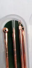 MAANGE 4 unid/set acero inoxidable, espinillas Kit de extracción corrector de acné Extractor para espinillas removedor de agujas cosméticos herramienta de limpieza