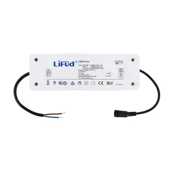 

TECHBREY Driver Dimmable 1-10V Connection Output Jack 27-42V DC 50,4W Not Flicker for luminaire ceiling, Downlight, LED Panel