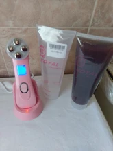 Dispositivo de cuidado de la piel, aparato facial de mesoterapia mediante electroporación de radio frecuencia LED de fotones para el estiramiento facial, la eliminación de arrugas y el cuidado de los ojos