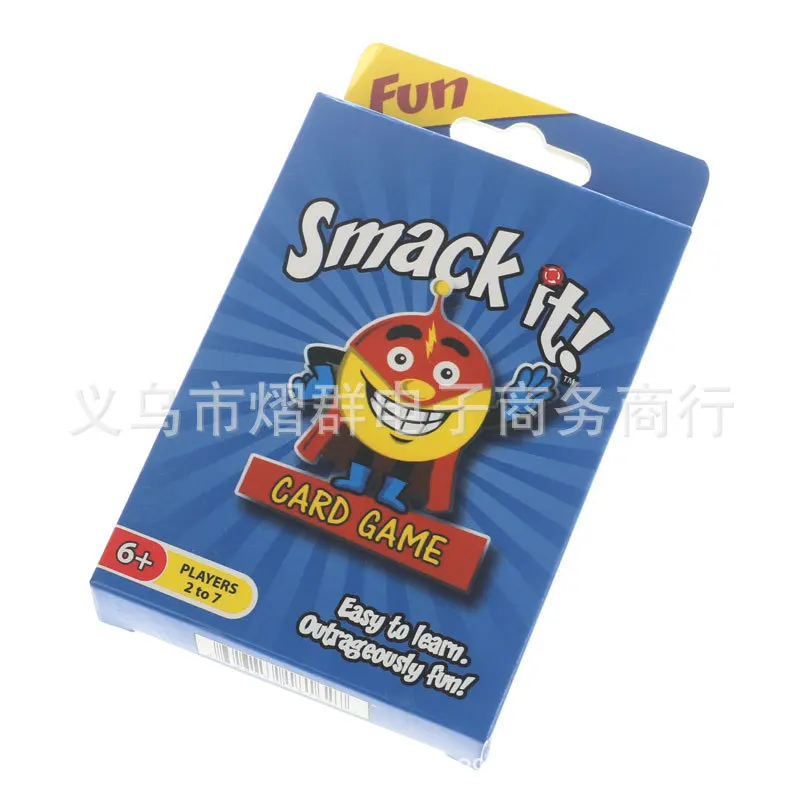 Продукт взрывы Smack it! Детская карточная игра Настольная Игра карточка