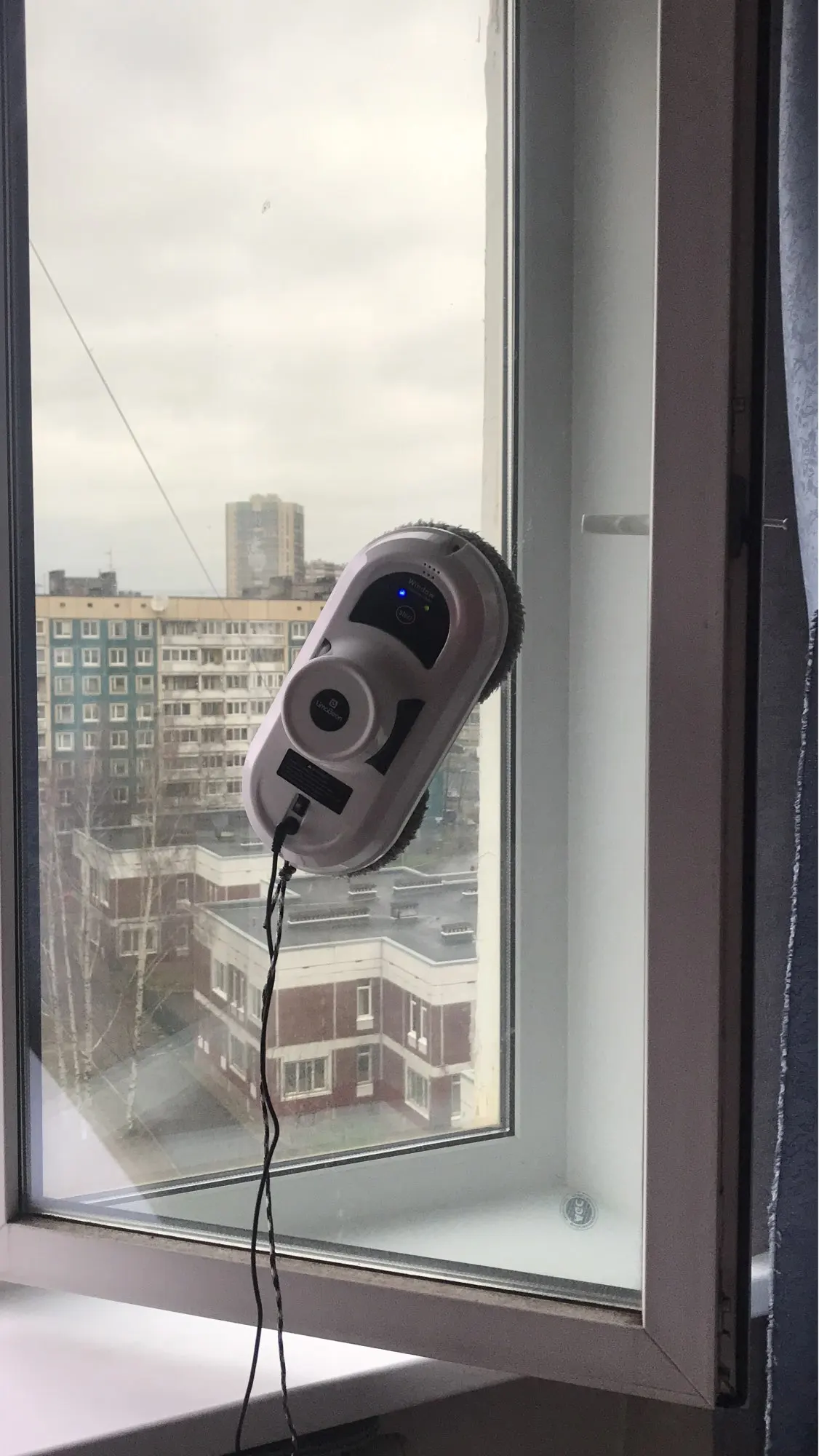 Отзыв о товаре робот мойщик окон limabean, робот для мытья окон, робот-пылесос для мытья окон, 2022, бытовая техника, HM-C01, Ультратонкий робот-пылесос от пользователя K***a