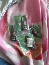 Mini candado de aleación portátil para equipaje de viaje al aire libre, mochila con cremallera, bolso de mano seguro, antirrobo, combinación de código, bloqueo de número