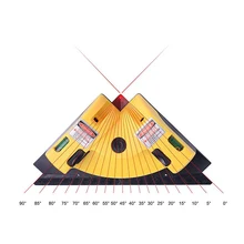 Laser Level Right Angle 90 Degree Deco Infrared Line Recreation Leisure Leveling Tool Triangular Ruler Woodworking Tiles Line