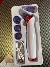 Eliminador de espinillas faciales eléctrico para acné, aspiradora de puntos negros, herramienta de limpieza de poros negros