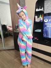 Pajamas Costume Sleepwear Onesies Unicorn Girls Blanket Dinosaur Panda Stich Kigurumi