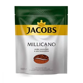 

Coffee Jacobs "Millicano", ground in soluble, 150 gr
